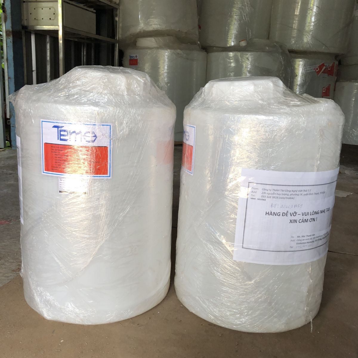 Bồn chứa hóa chất 100 lít Tema/Pakco Thái Lan